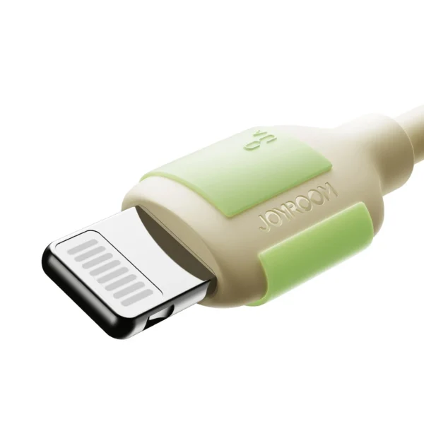 Joyroom S-A53 3A USB-A Cable - Lightning with Fluorescent Tip 2m - Beigeeng