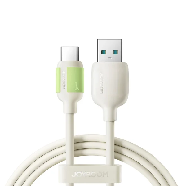 Joyroom S-A53 3A USB-A - USB-C Cable with Fluorescent Tip 2m - Beigeeng