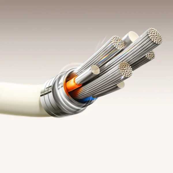 Joyroom S-A53 3A USB-A - USB-C Cable with Fluorescent Tip 2m - Beigeeng