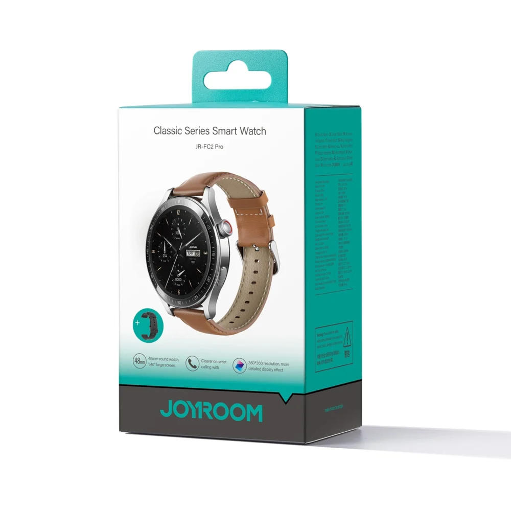 Joyroom Classic Series JR-FC2 Pro Smartwatch with Call Answering Function - Silvereng