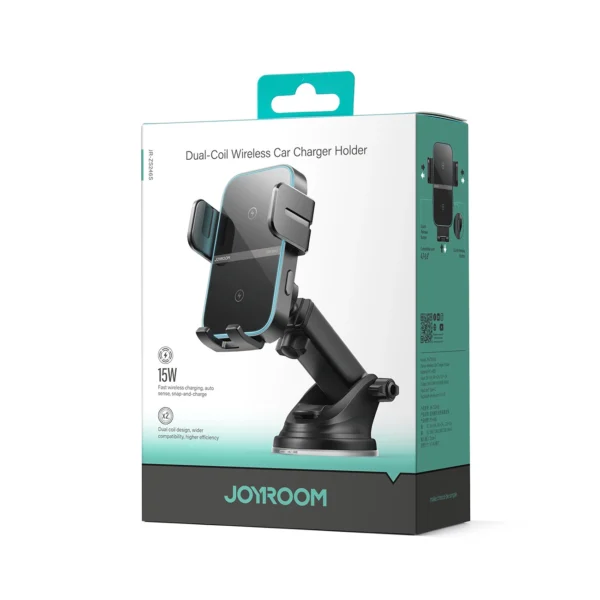 Joyroom JR-ZS246 S inductive charger holder for dashboard - blackeng