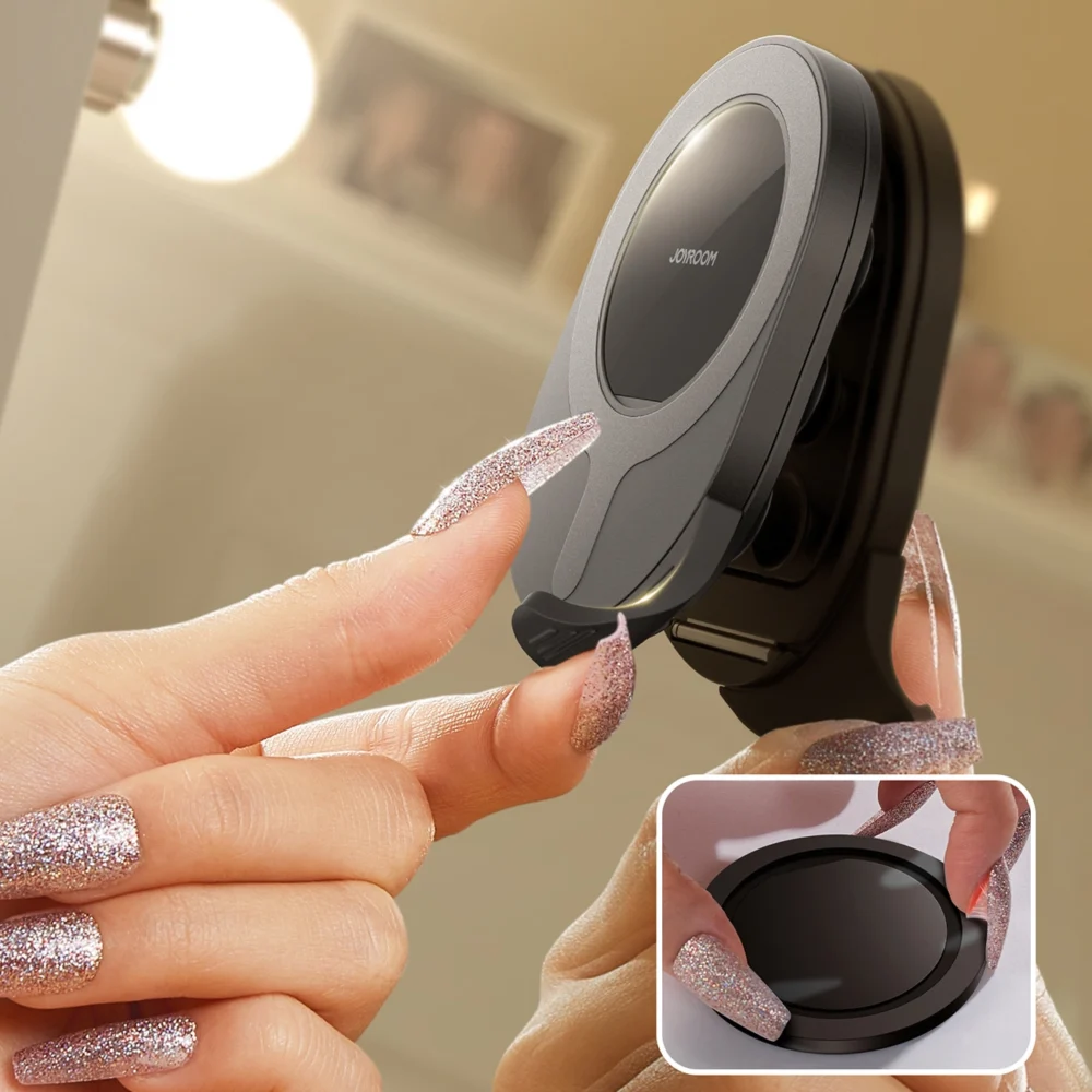 Joyroom JR-ZS418 Smartphone Holder with Stand and Suction Cups with MagSafe - Blackeng