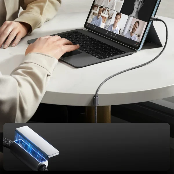 Joyroom S-A50 Unlimited Series 3A USB-A - Lightning Cable with Magnetic Organizer 1.2m - Grayeng