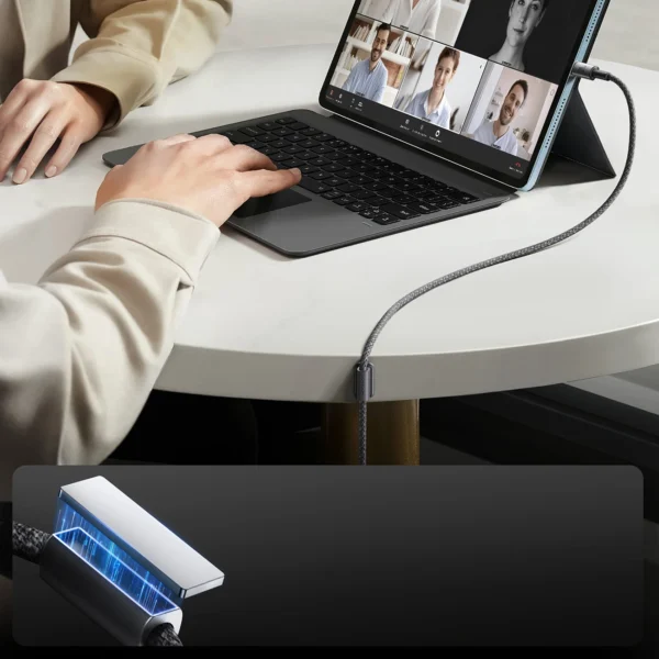 Joyroom S-A50 Unlimited Series 60W USB-C - Lightning Cable with Magnetic Organizer 1.2m - Grayeng