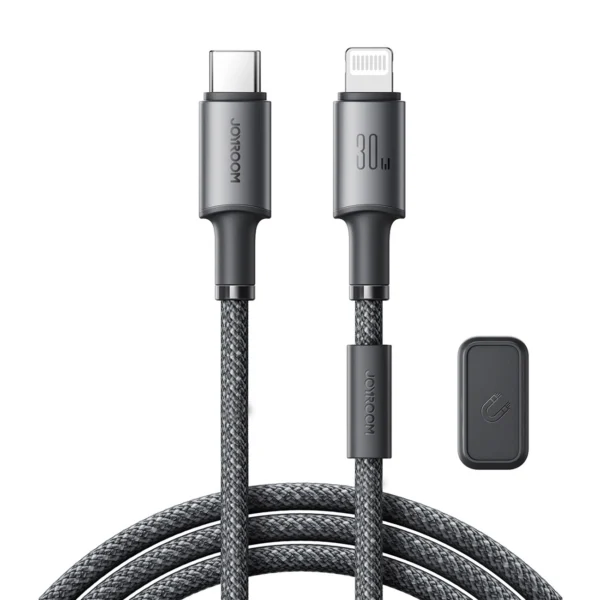 Joyroom S-A50 Unlimited Series 60W USB-C - Lightning Cable with Magnetic Organizer 1.2m - Grayeng