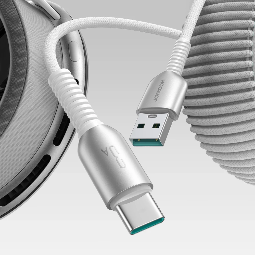 Joyroom S-A51 Cutting-Edge Series 3A USB-A - USB-C cable 1.2m - light grayeng