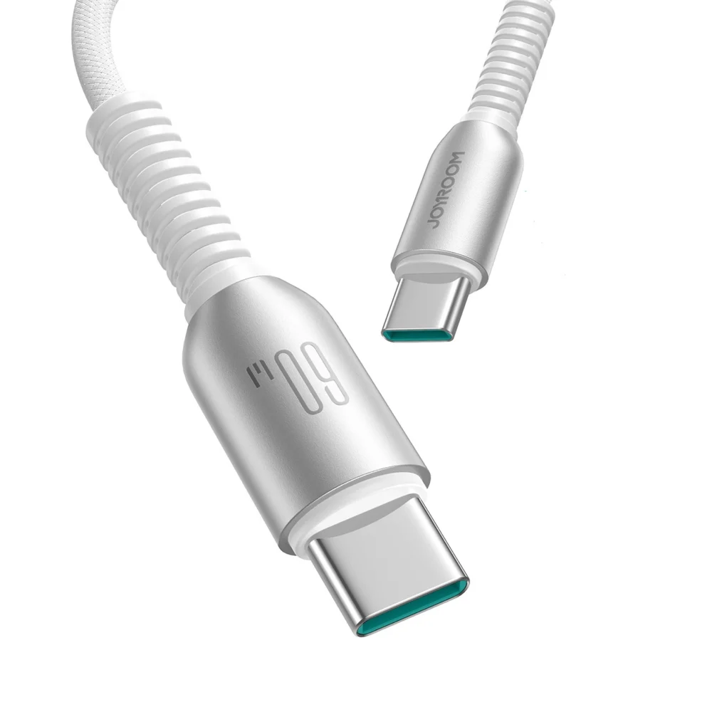 Joyroom S-A51 Cutting-Edge Series 60W USB-C - USB-C cable 1.2m - light grayeng