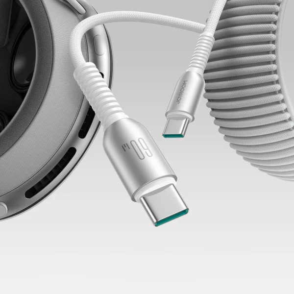 Joyroom S-A51 Cutting-Edge Series 60W USB-C - USB-C cable 1.2m - light grayeng