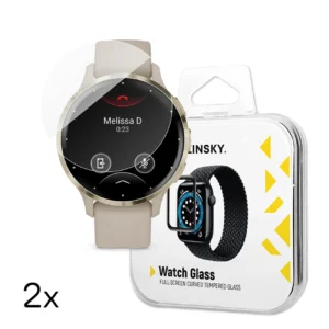 Wozinsky Full Glue Tempered Glass for Garmin Venu 3S 41mm (2 pcs.)eng