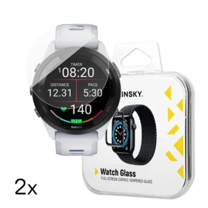 Wozinsky Full Glue Tempered Glass for Garmin Forerunner 265S 46mm (2 pcs.)eng