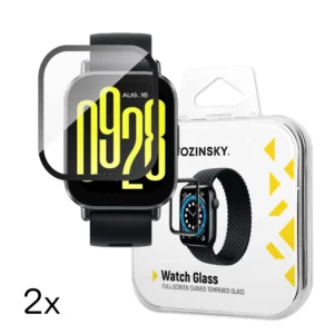 Wozinsky Full Glue Tempered Glass for Xiaomi Redmi Watch 4 (2 pcs.)eng