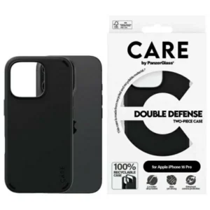CARE by PanzerGlass Feature Double Defense Case for iPhone 16 Pro - Blackeng