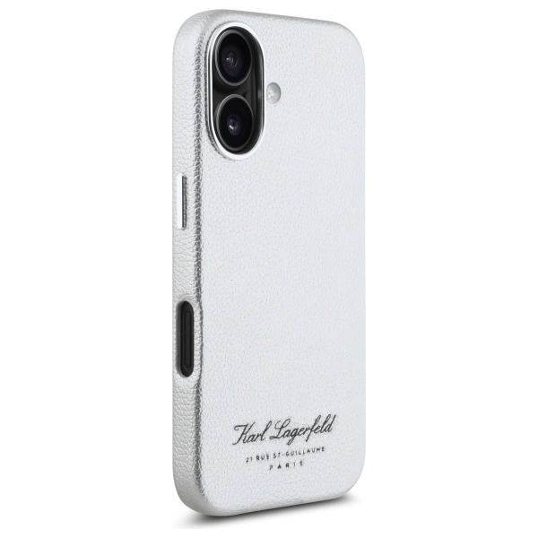 Karl Lagerfeld hotel RSG iPhone 16 case - grayeng