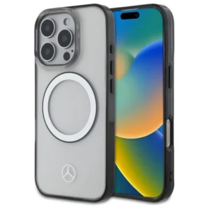 Mercedes Printed Logo MagSafe Case for iPhone 16 Pro Max - Cleareng