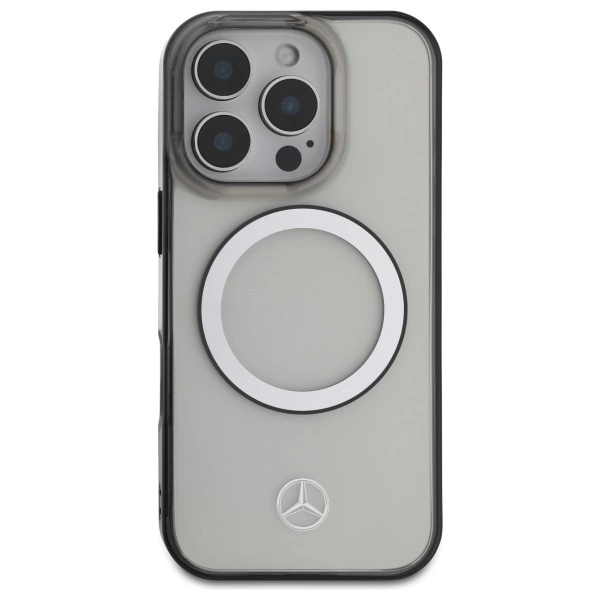 Mercedes Printed Logo MagSafe Case for iPhone 16 Pro Max - Cleareng