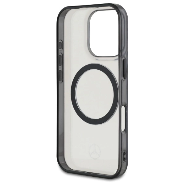 Mercedes Printed Logo MagSafe Case for iPhone 16 Pro Max - Cleareng