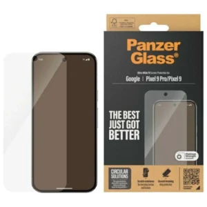 PanzerGlass Ultra-Wide Fit Screen Protection Tempered Glass for Google Pixel 9 / 9 Pro - Cleareng