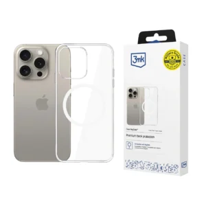 3mk Clear MagCase Case for Apple iPhone 15 Pro Max - Transparenteng