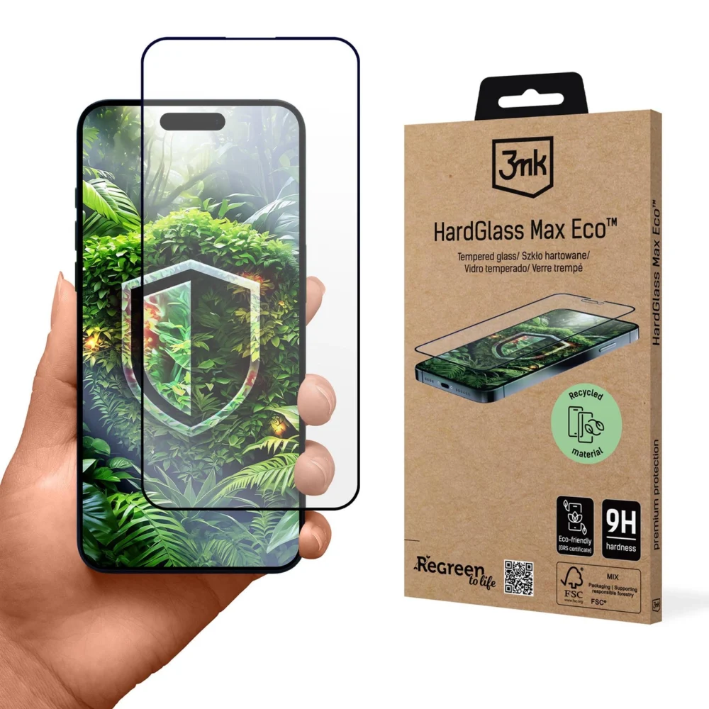 Tempered glass 3mk HardGlass Max Eco for Apple iPhone 14 Pro Maxeng