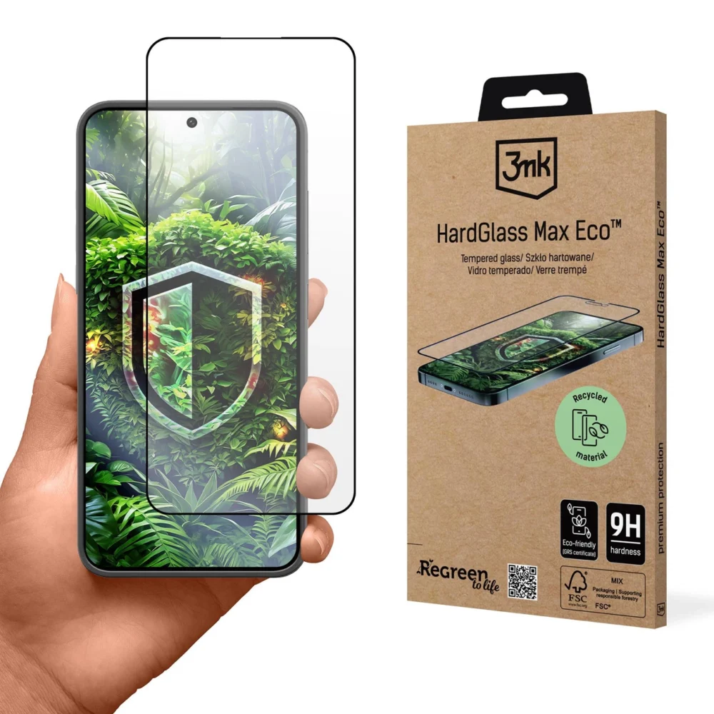 Tempered glass 3mk HardGlass Max Eco for Samsung Galaxy S24eng