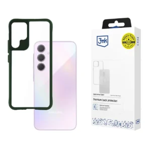 3mk Satin Armor Case+ Green for Samsung Galaxy A35 5G - transparenteng