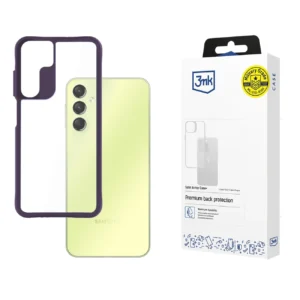 3mk Satin Armor Case+ Purple for Samsung Galaxy A25 5G - transparenteng
