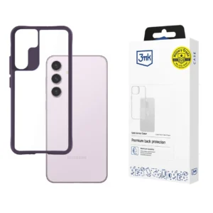 3mk Satin Armor Case+ Purple for Samsung Galaxy S24 - Transparenteng