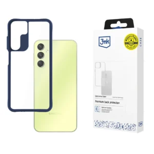 3mk Satin Armor Case+ Blue for Samsung Galaxy A25 5G - transparenteng