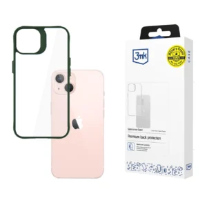 3mk Satin Armor Case+ Green for Apple iPhone 14 - transparenteng