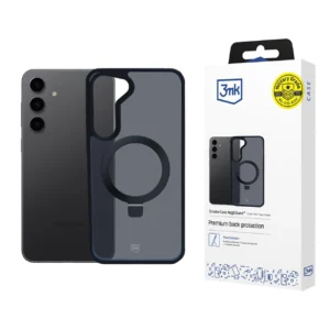 3mk Smoke Case Mag&Stand for Samsung Galaxy S24 - blackeng