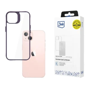 3mk Satin Armor Case+ Purple for Apple iPhone 14 - transparenteng