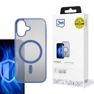 3mk Frosty MagCase Blue Case for Apple iPhone 16 Plus - Transparenteng