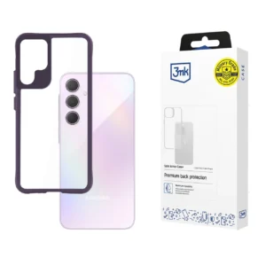 3mk Satin Armor Case+ Purple for Samsung Galaxy A35 5G - transparenteng