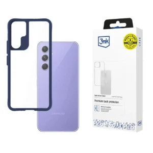 3mk Satin Armor Case+ Blue for Samsung Galaxy A54 5G - transparenteng