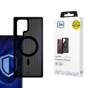 3mk COOLing MagCasena Samsung Galaxy S22 Ultra 5G Case - Blackeng
