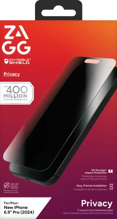 ZAGG InvisibleShield Glass Elite Privacy for iPhone 16 Pro Maxeng