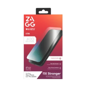 ZAGG InvisibleShield Glass XTR4 Graphene Screen Protector with Blue Light Filter for iPhone 16 Proeng