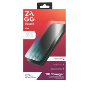 ZAGG InvisibleShield Glass XTR4 Graphene Screen Protector with Blue Light Filter for iPhone 16 Pro Maxeng