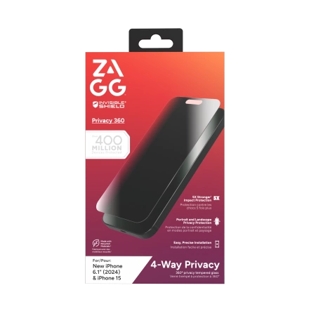 182488_1 ZAGG InvisibleShield Glass Elite Privacy 360 for iPhone 15 / 16eng