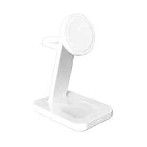 ZAGG Mophie Snap+ 3-in-1 Qi2 Wireless Charger Stand for Three Devices Compatible with MagSafe and Qi2 - Whiteeng