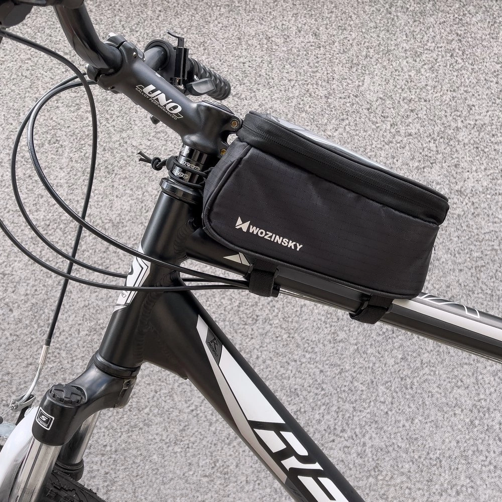 Wozinsky phone bag for bike frame on the frame phone cover for 6.5 inch 1.5L black (WBB2BK)eng