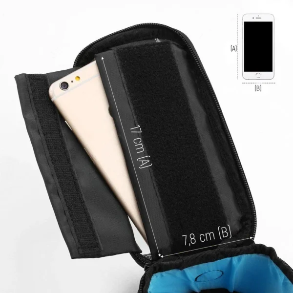Wozinsky phone bag for bike frame on the frame phone cover for 6.5 inch 1.5L black (WBB2BK)eng
