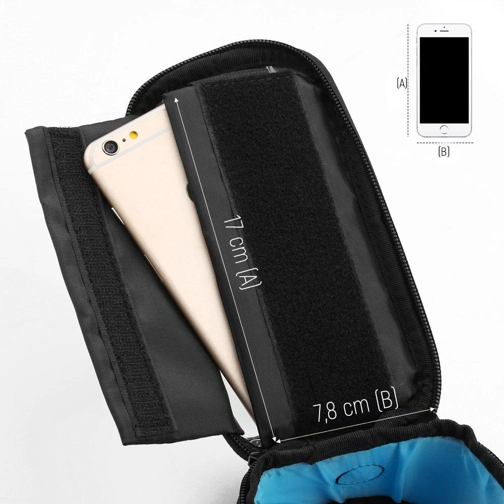 Wozinsky phone bag for bike frame on the frame phone cover for 6.5 inch 1.5L black (WBB2BK)eng