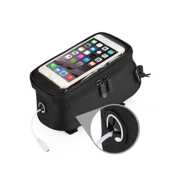 Wozinsky phone bag for bike frame on the frame phone cover for 6.5 inch 1.5L black (WBB2BK)eng