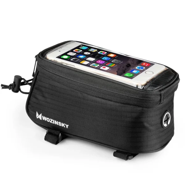 Wozinsky phone bag for bike frame on the frame phone cover for 6.5 inch 1.5L black (WBB2BK)eng