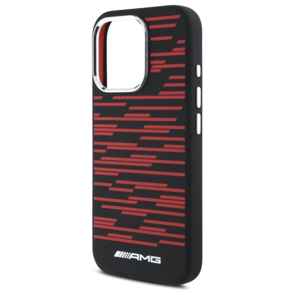 AMG Silicone Graphics MagSafe Case for iPhone 16 Pro Max - Blackeng