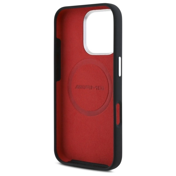 AMG Silicone Graphics MagSafe Case for iPhone 16 Pro Max - Blackeng