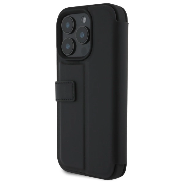 BMW Signature Leather Wordmark Case for iPhone 16 Pro - Blackeng