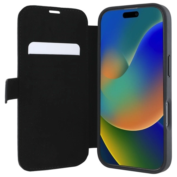 BMW Signature Leather Wordmark iPhone 16 Case - Blackeng