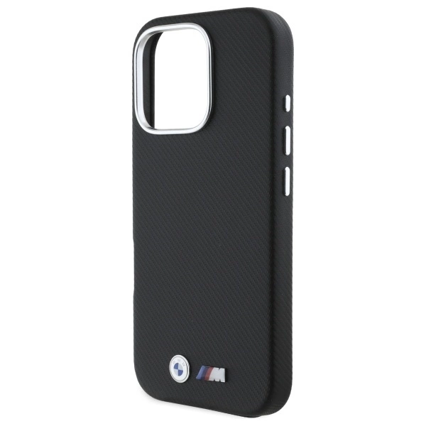 BMW M Edition Kevlar wrapped metal iPhone 16 Pro case - blackeng